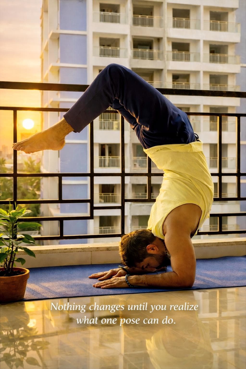 What Happens When You Try Forearm Stand Yoga for Focus and Confidence